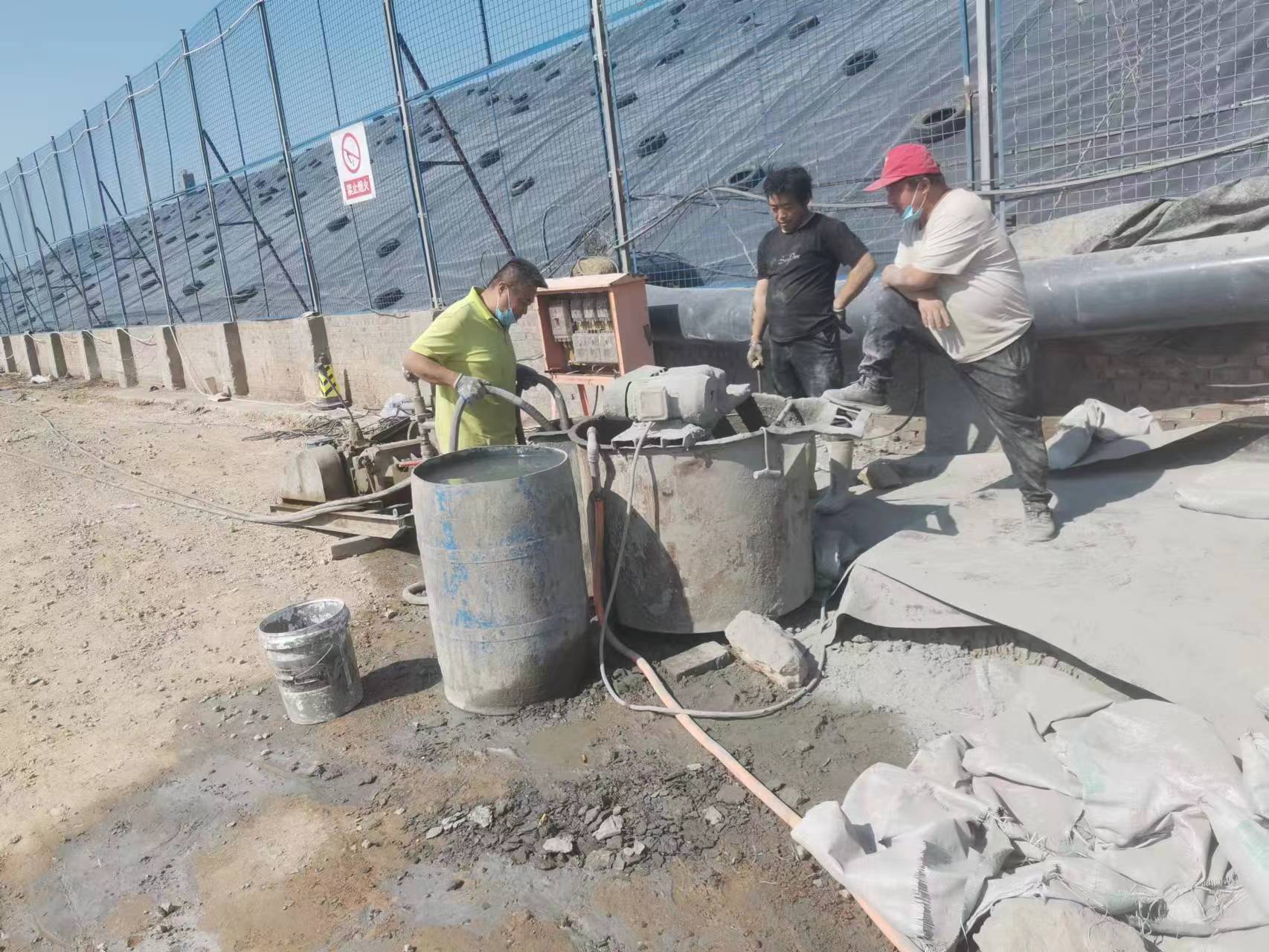 龙山袖阀管注浆